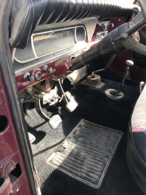 1969 Burgundy Ford F-250