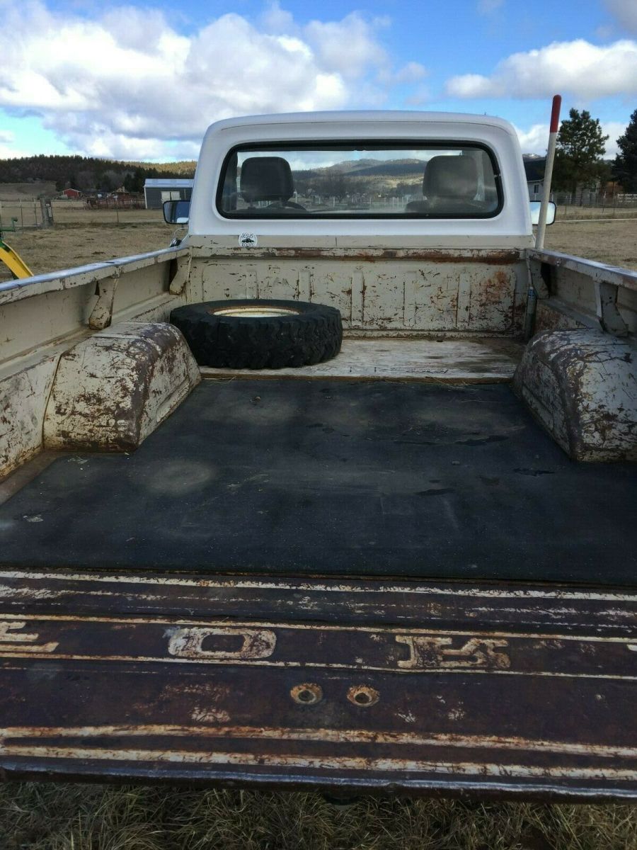 1969 White/Tan Ford F-250 Standard Cab Pickup