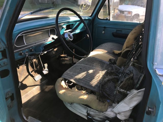 1969 Teal Ford F-100