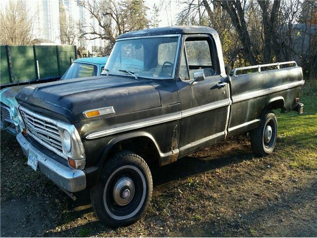 1969 Black Ford F-100 --