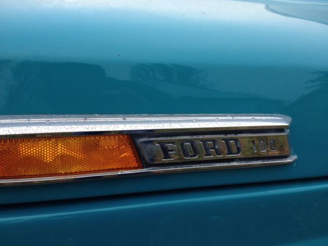 1969 Turquoise Ford F-100 Standard Cab Pickup