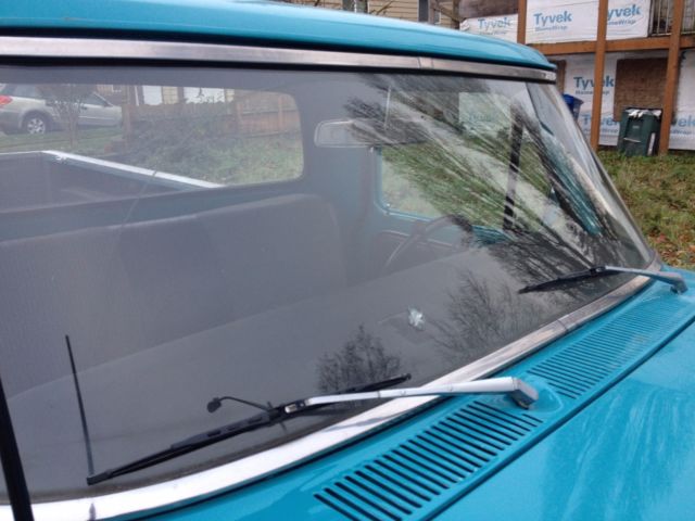 1969 Turquoise Ford F-100 Standard Cab Pickup