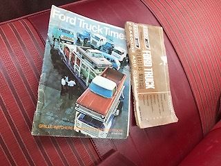 1969 Red Ford F-100 Cab & Chassis