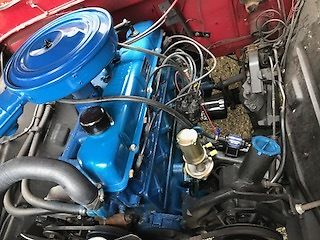 1969 Red Ford F-100 Cab & Chassis