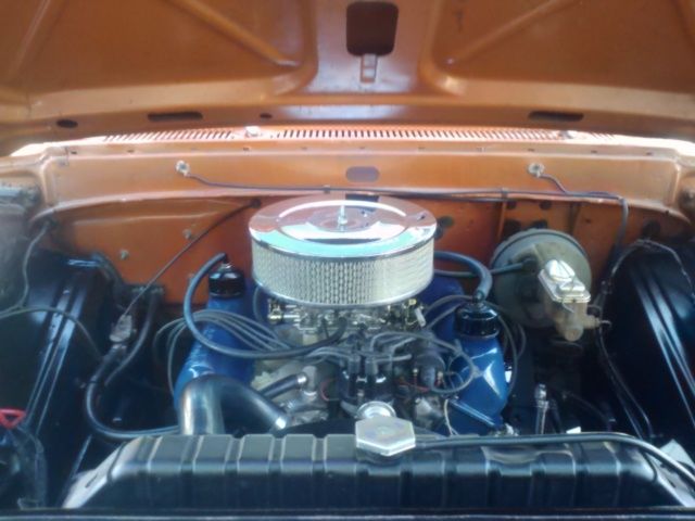 1969 Orange Ford F-100 Standard Cab Pickup