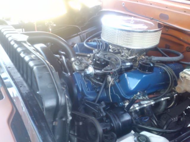 1969 Orange Ford F-100 Standard Cab Pickup