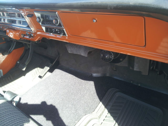 1969 Orange Ford F-100 Standard Cab Pickup