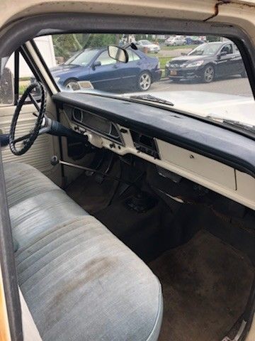 1969 White Ford F-100 Standard Cab Pickup