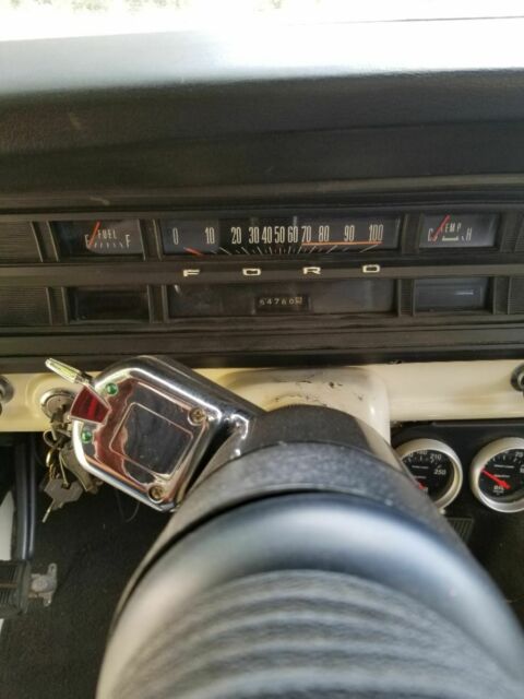 1969 White Ford F-100 Standard Cab Pickup