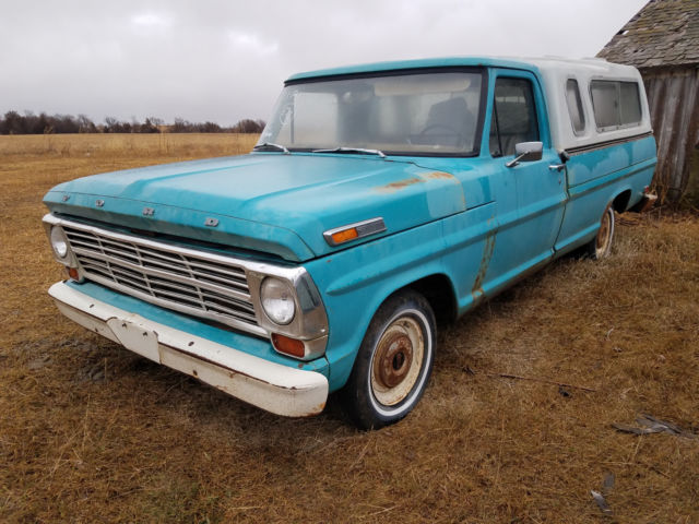 1969 Blue Patina Ford F-100