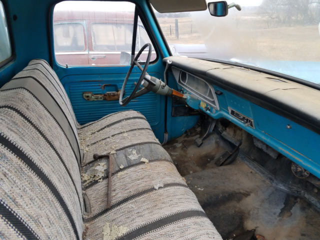 1969 Blue Patina Ford F-100