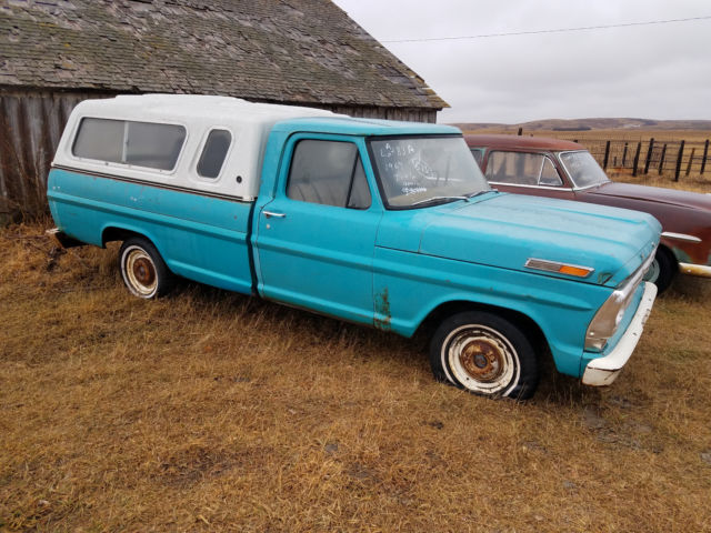 1969 Blue Patina Ford F-100