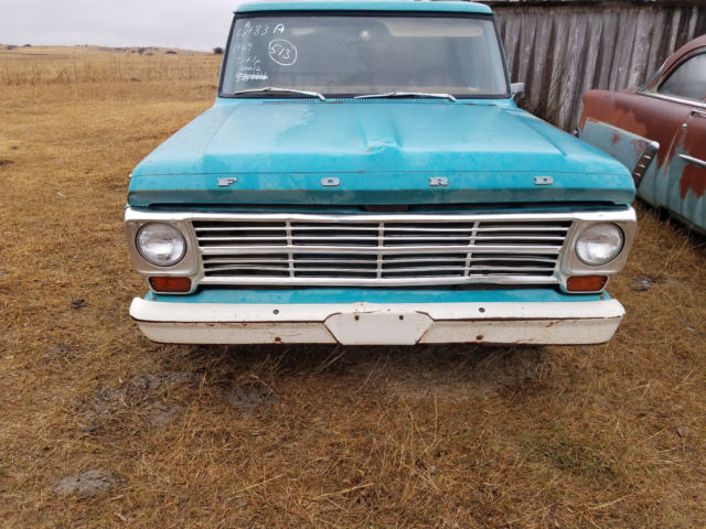 1969 Blue Patina Ford F-100
