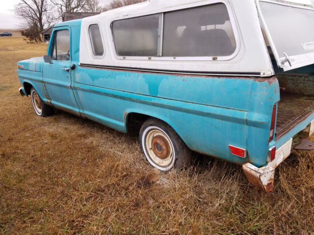 1969 Blue Patina Ford F-100