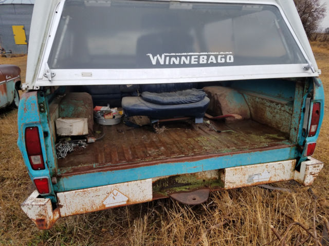 1969 Blue Patina Ford F-100