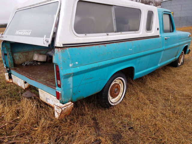 1969 Blue Patina Ford F-100