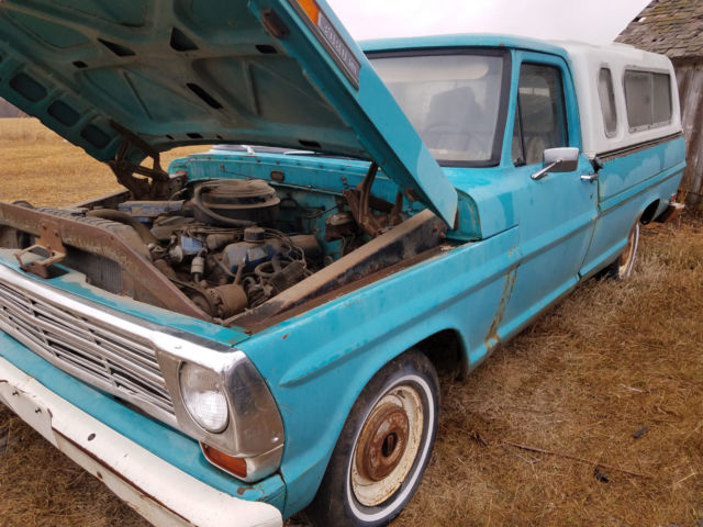 1969 Blue Patina Ford F-100