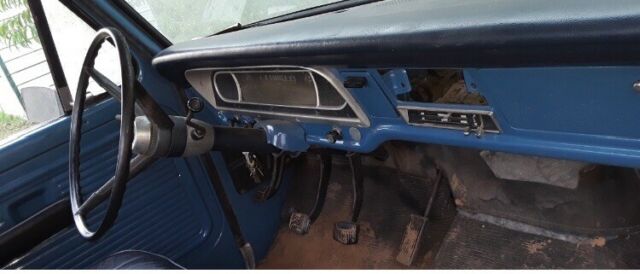 1969 Blue and White Ford F-100