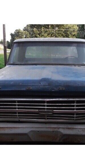 1969 Blue and White Ford F-100