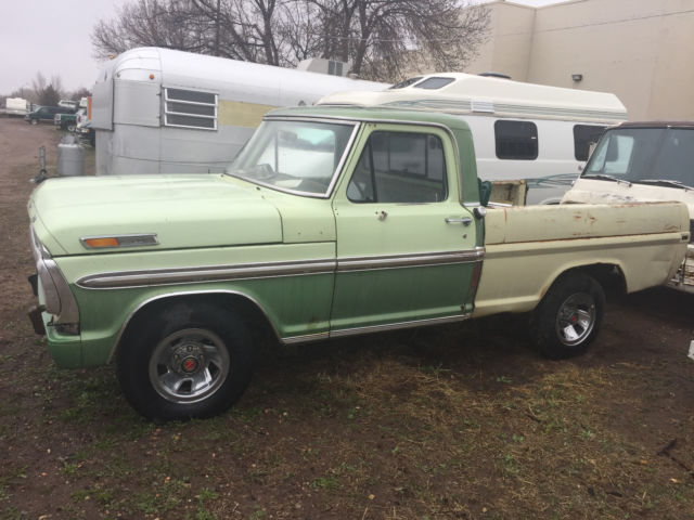 1969 Green Ford Galaxie Pickup