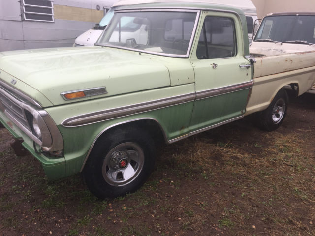1969 Green Ford Galaxie Pickup