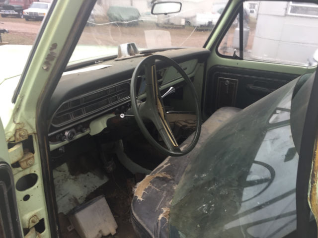 1969 Green Ford Galaxie Pickup