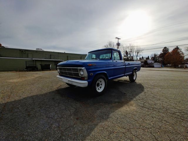 1969 Blue Ford F-250 Standard Cab Pickup