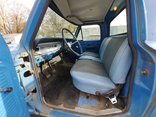 1969 Blue Ford F-250 Standard Cab Pickup
