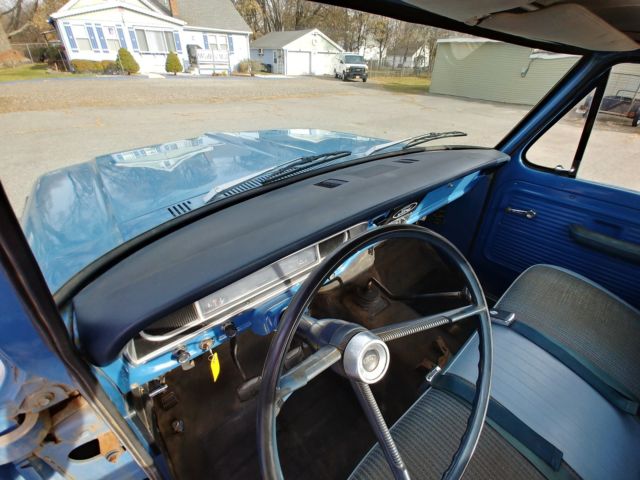 1969 Blue Ford F-250 Standard Cab Pickup