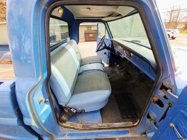 1969 Blue Ford F-250 Standard Cab Pickup