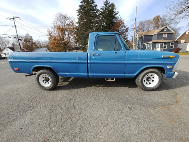1969 Blue Ford F-250 Standard Cab Pickup