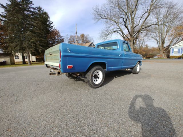 1969 Blue Ford F-250 Standard Cab Pickup