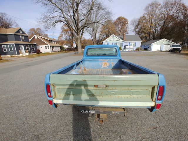 1969 Blue Ford F-250 Standard Cab Pickup
