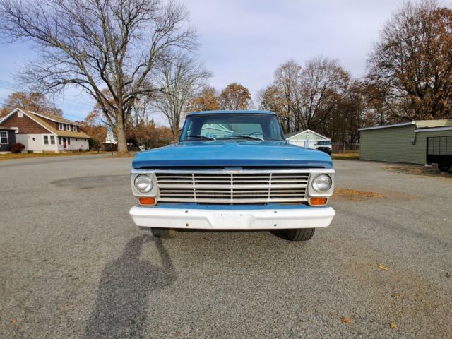 1969 Blue Ford F-250 Standard Cab Pickup
