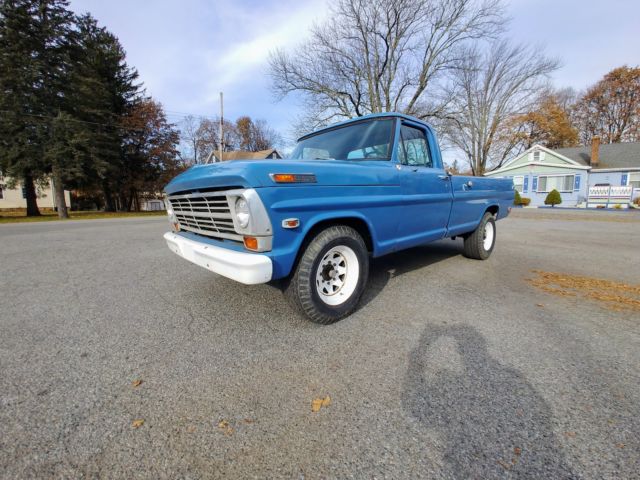 1969 Blue Ford F-250 Standard Cab Pickup