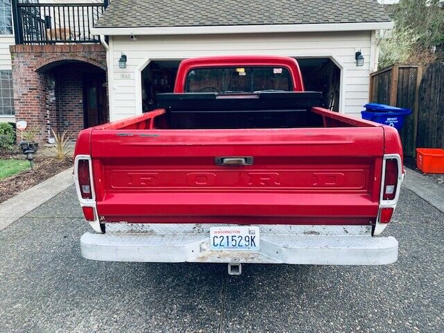 1969 red/white Ford F-250 Standard Cab Pickup