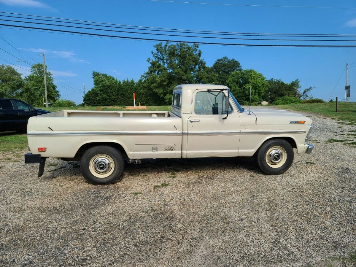 1969 White Ford F-250 Standard Cab Pickup