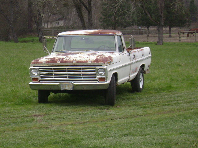 1969 White Ford F-250 Pickup
