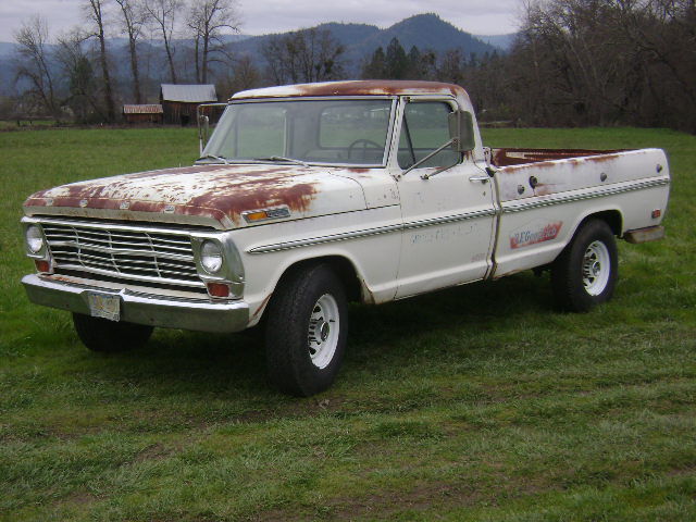 1969 White Ford F-250 Pickup