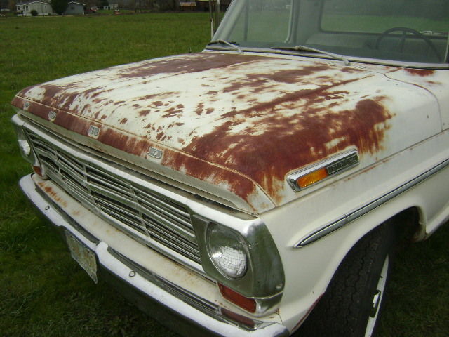 1969 White Ford F-250 Pickup