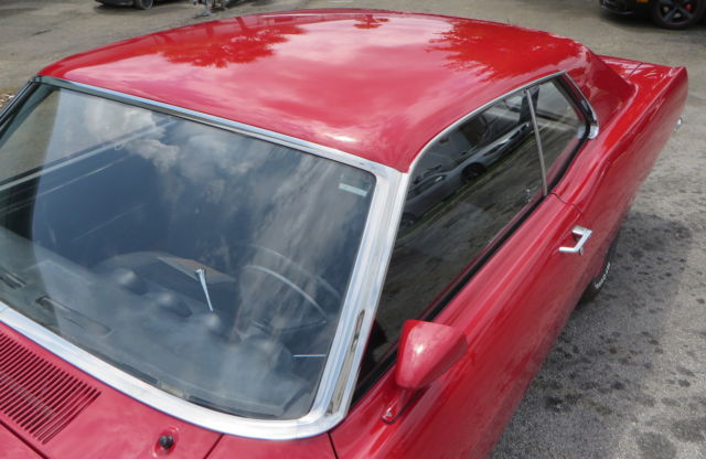 1969 Red Ford Fairlane Coupe