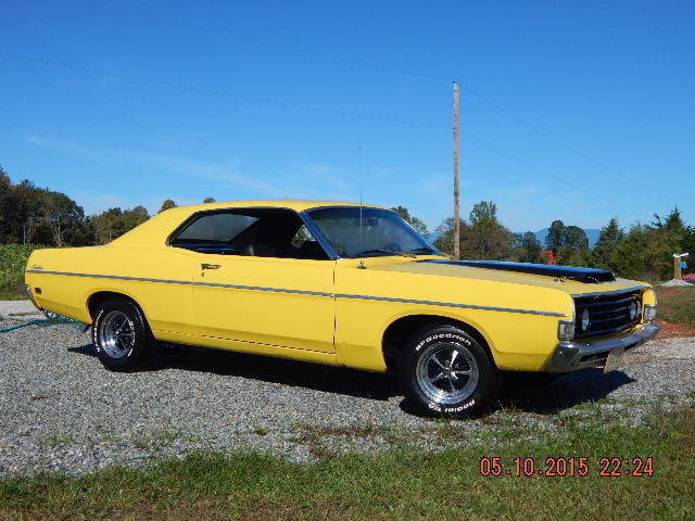 1969 Yellow Ford Fairlane Coupe