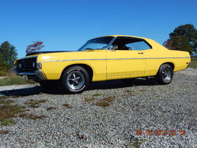 1969 Yellow Ford Fairlane Coupe