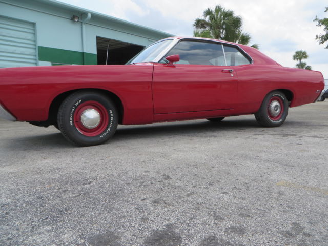 1969 Red Ford Fairlane Coupe