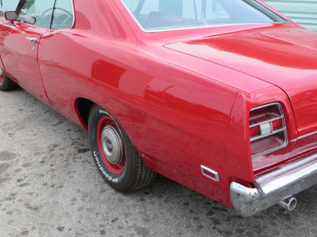 1969 Red Ford Fairlane Coupe