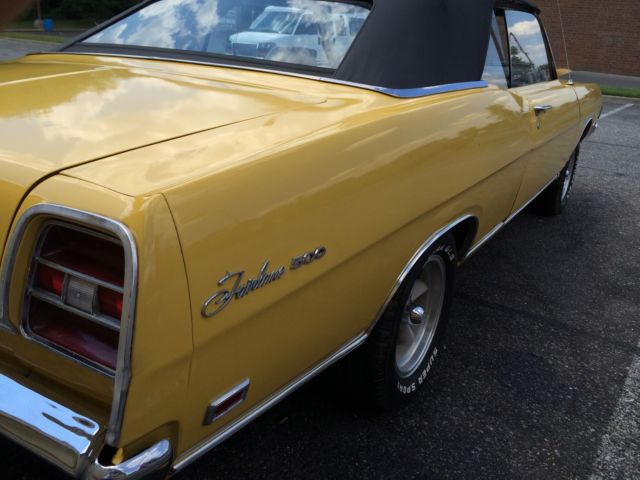 1969 Yellow Ford Fairlane Coupe