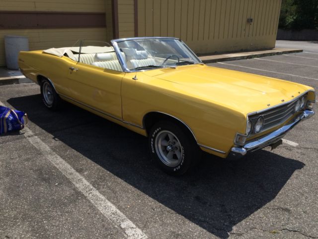 1969 Yellow Ford Fairlane Coupe