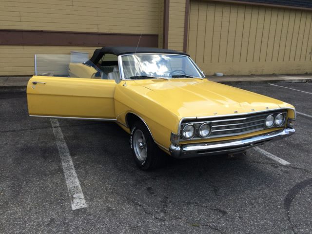 1969 Yellow Ford Fairlane Coupe
