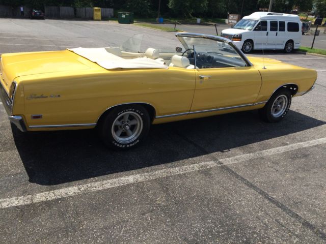 1969 Yellow Ford Fairlane Coupe