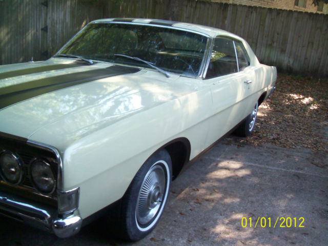 1969 Yellow Ford Fairlane Coupe